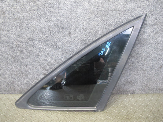 10-16 Audi A4 S4 B8 Sedan Rear Right Quarter Glass Window OEM