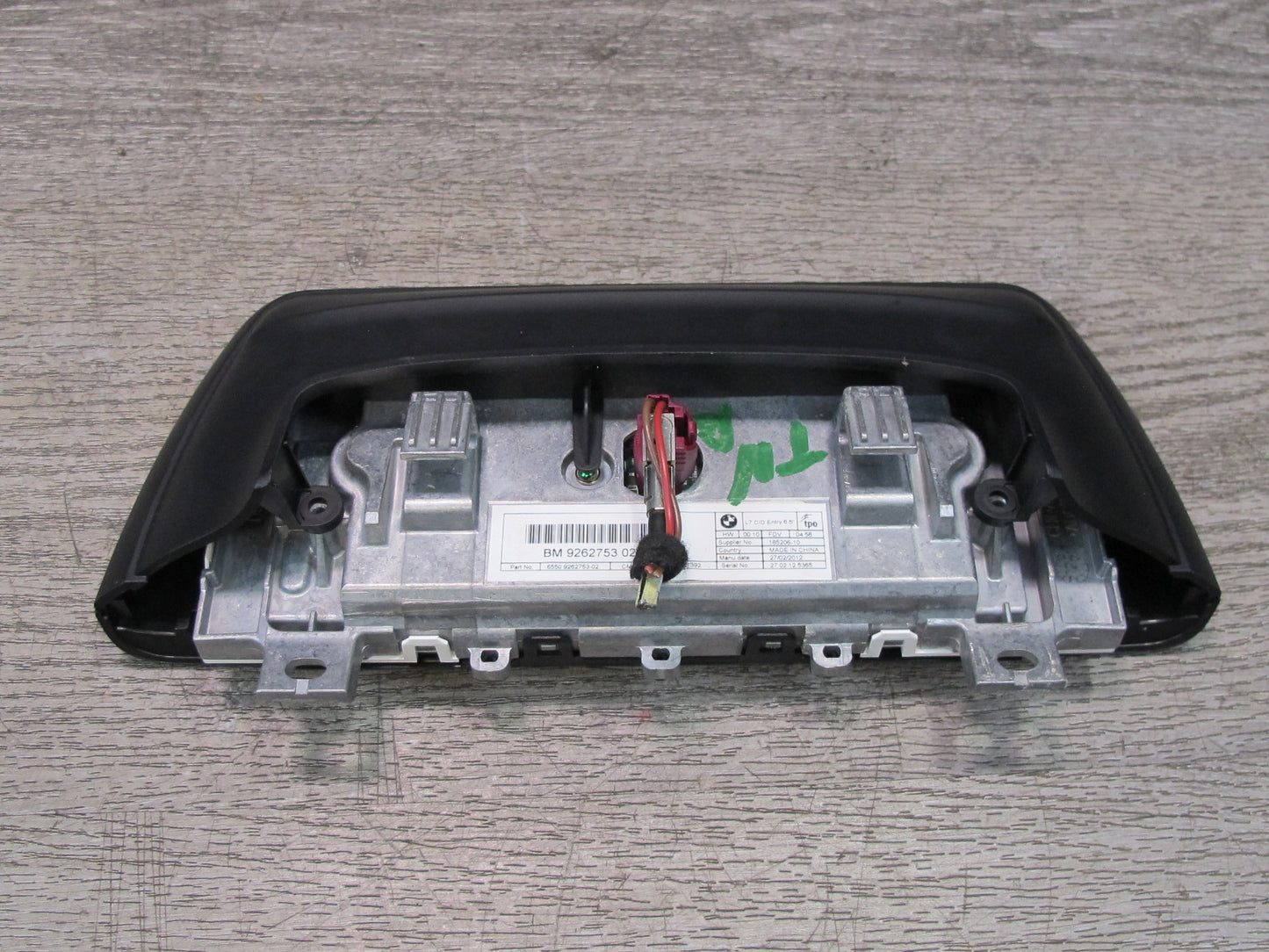 12-13 BMW F31 F30 335I 328I 6.5" Dash Information Display Screen 9262753 OEM