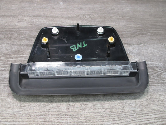 12-18 BMW F30 335i Sedan Rear Third Stop Brake Light Lamp w Trim Black OEM