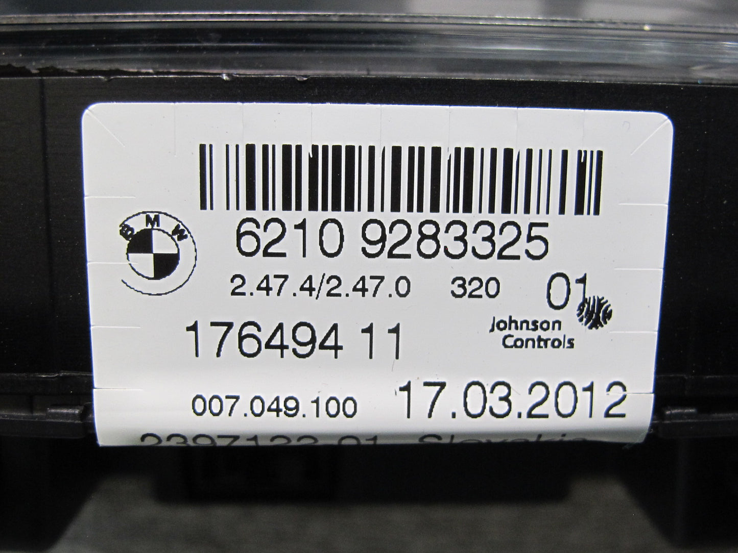 2012 BMW F30 335i Speedometer Instrument Cluster Gauge 91K Miles OEM