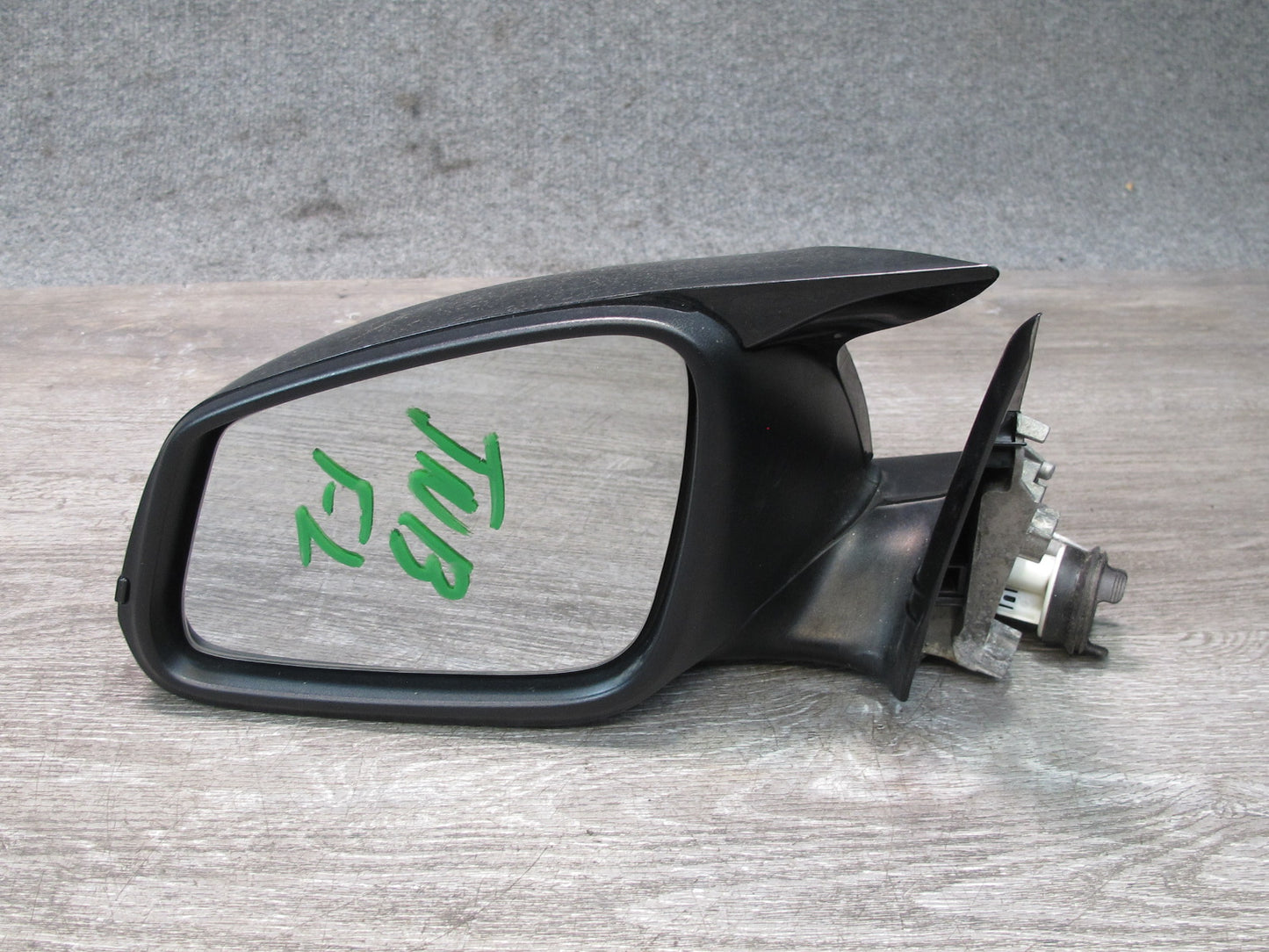 12-15 BMW F30 335i Left Door Exterior Side View Heated Mirror Shadow Line OEM