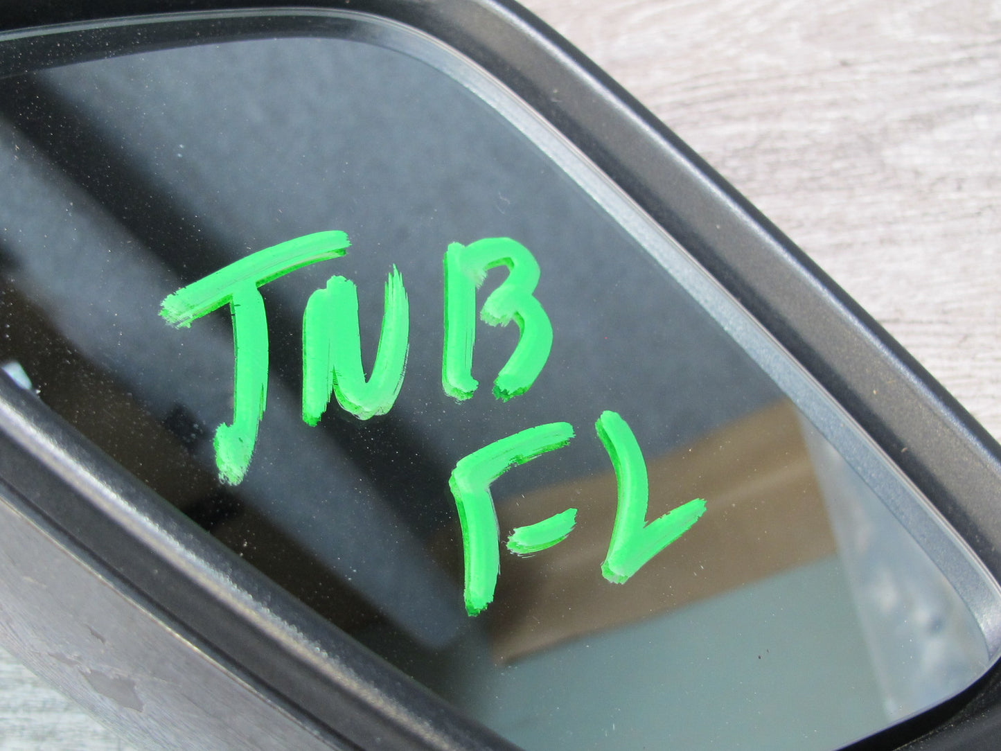 12-15 BMW F30 335i Left Door Exterior Side View Heated Mirror Shadow Line OEM