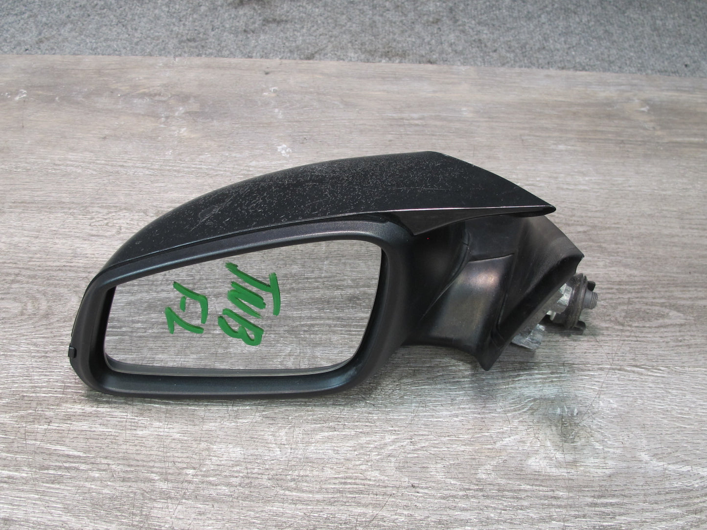 12-15 BMW F30 335i Left Door Exterior Side View Heated Mirror Shadow Line OEM
