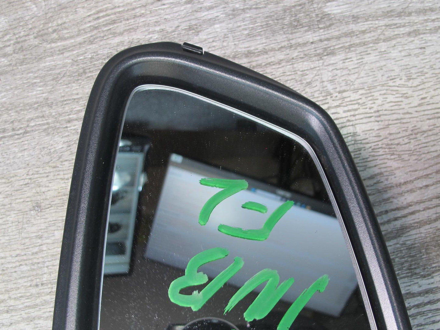 12-15 BMW F30 335i Left Door Exterior Side View Heated Mirror Shadow Line OEM