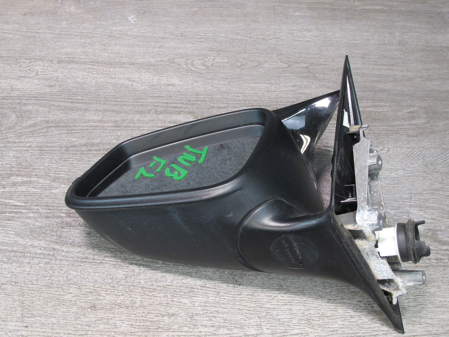 12-15 BMW F30 335i Left Door Exterior Side View Heated Mirror Shadow Line OEM