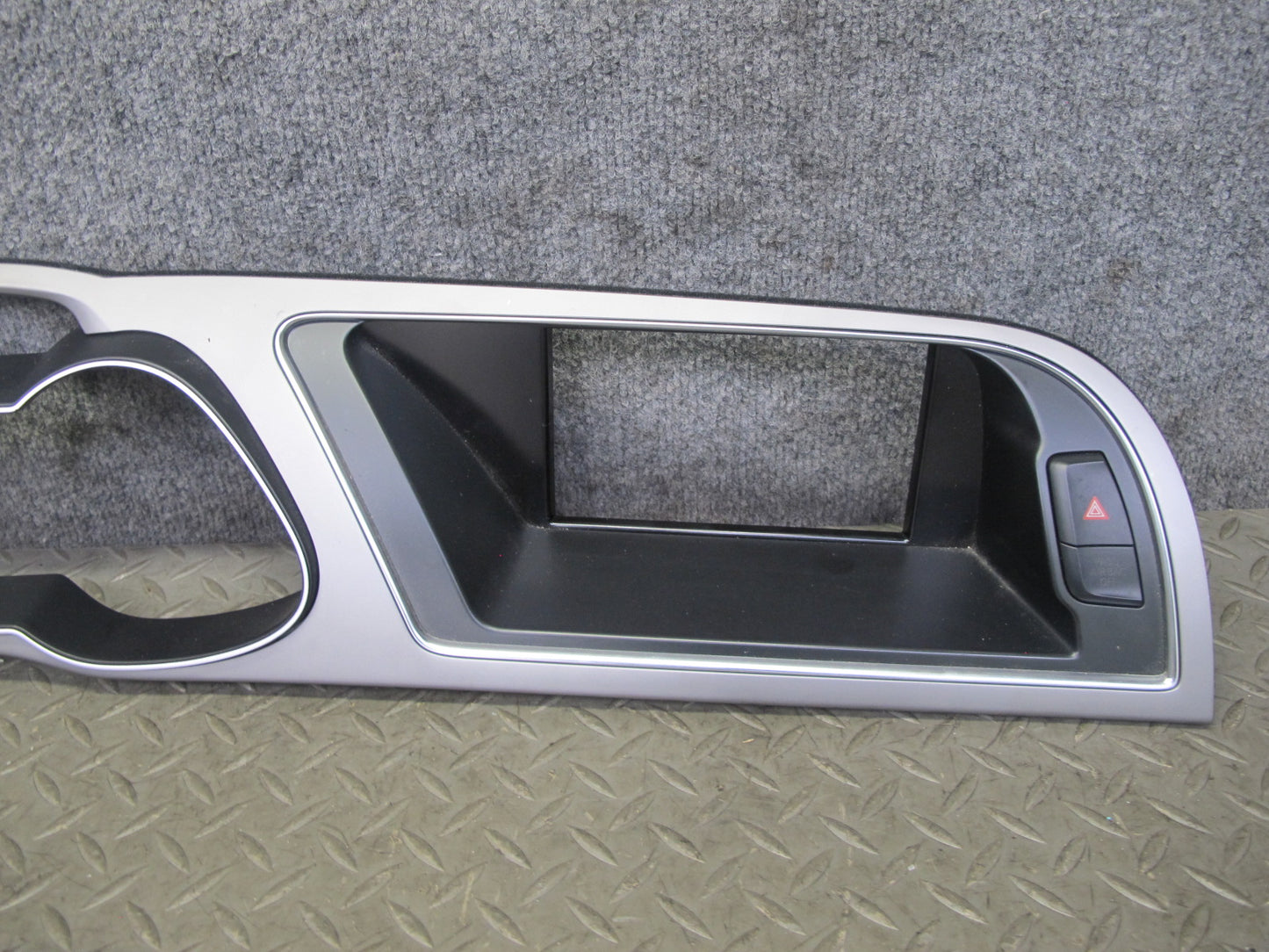 13-16 Audi B8 A4 S4 AWD Dash Door Console Aluminium Trim Cover Panel Set OEM