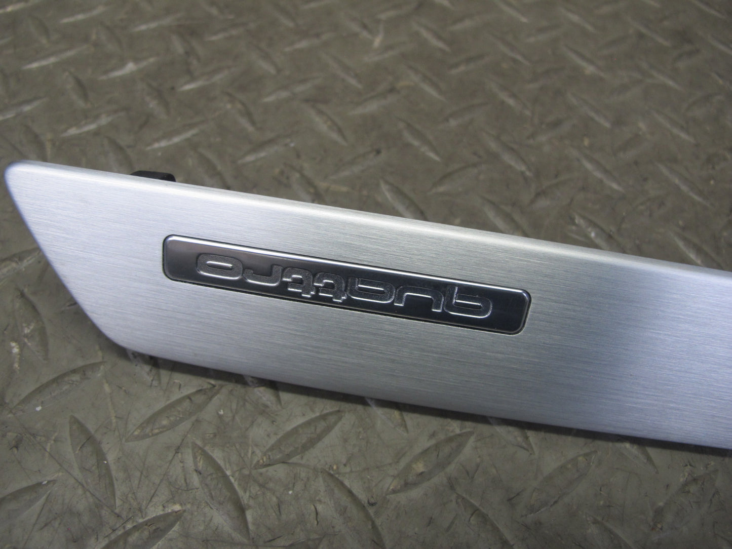 13-16 Audi B8 A4 S4 AWD Dash Door Console Aluminium Trim Cover Panel Set OEM