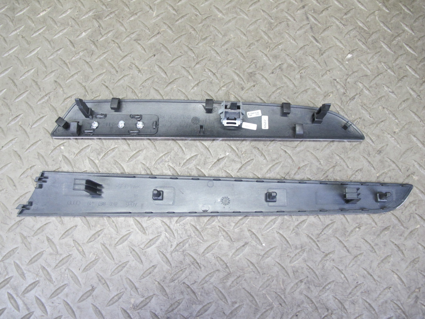 13-16 Audi B8 A4 S4 AWD Dash Door Console Aluminium Trim Cover Panel Set OEM