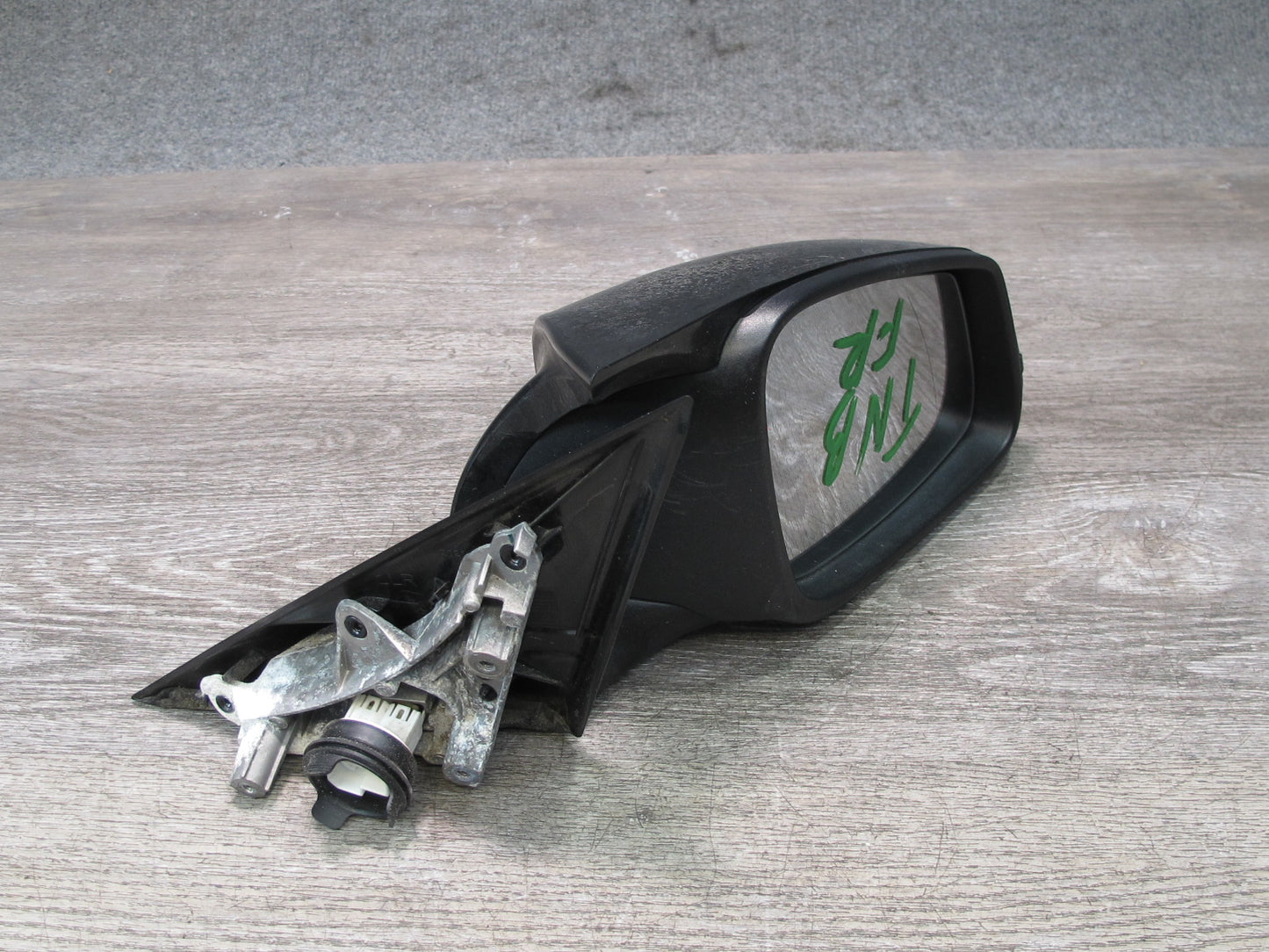 12-15 BMW F30 335i Right Door Exterior Side View Heated Mirror Shadow Line OEM