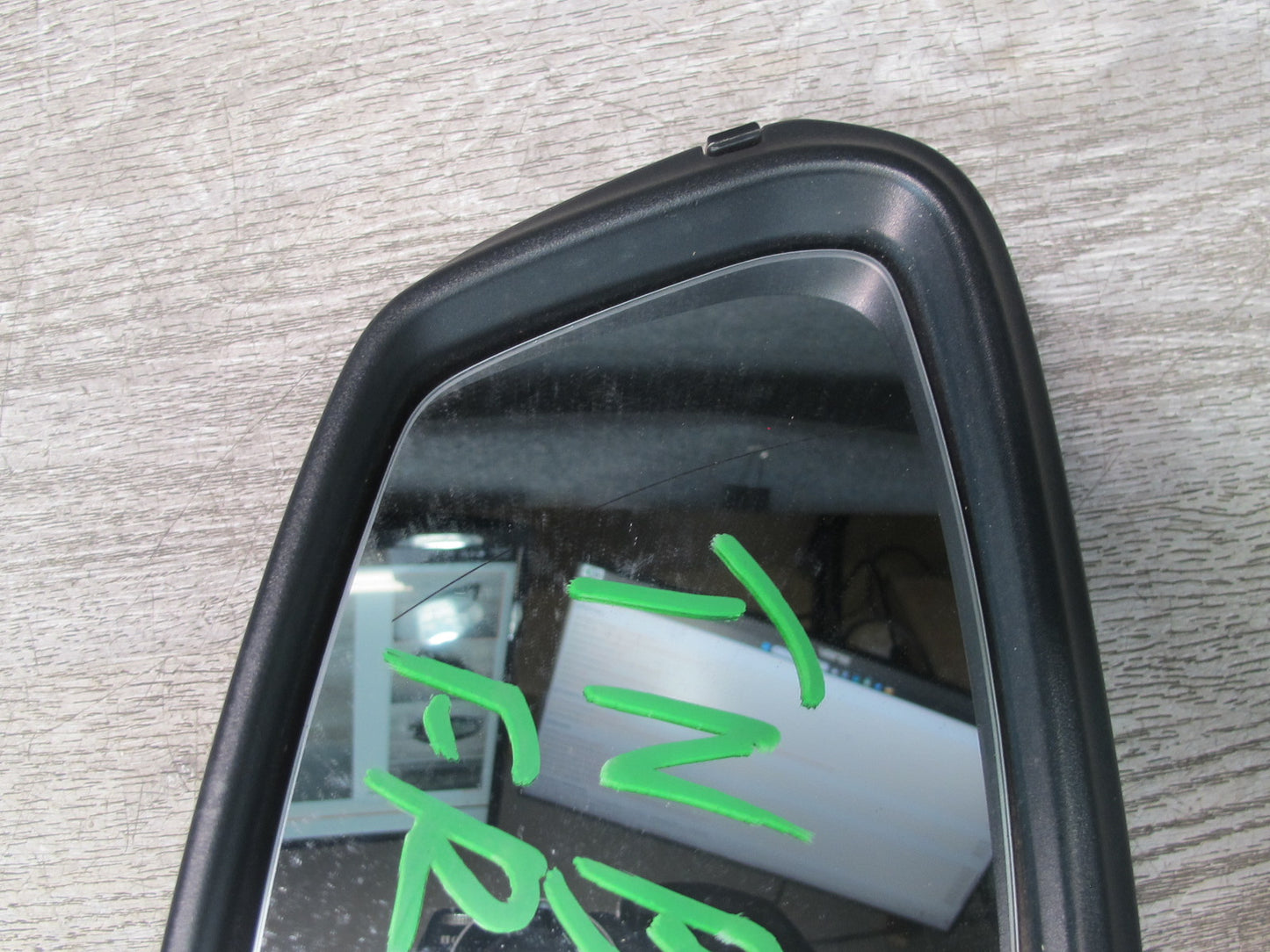 12-15 BMW F30 335i Right Door Exterior Side View Heated Mirror Shadow Line OEM