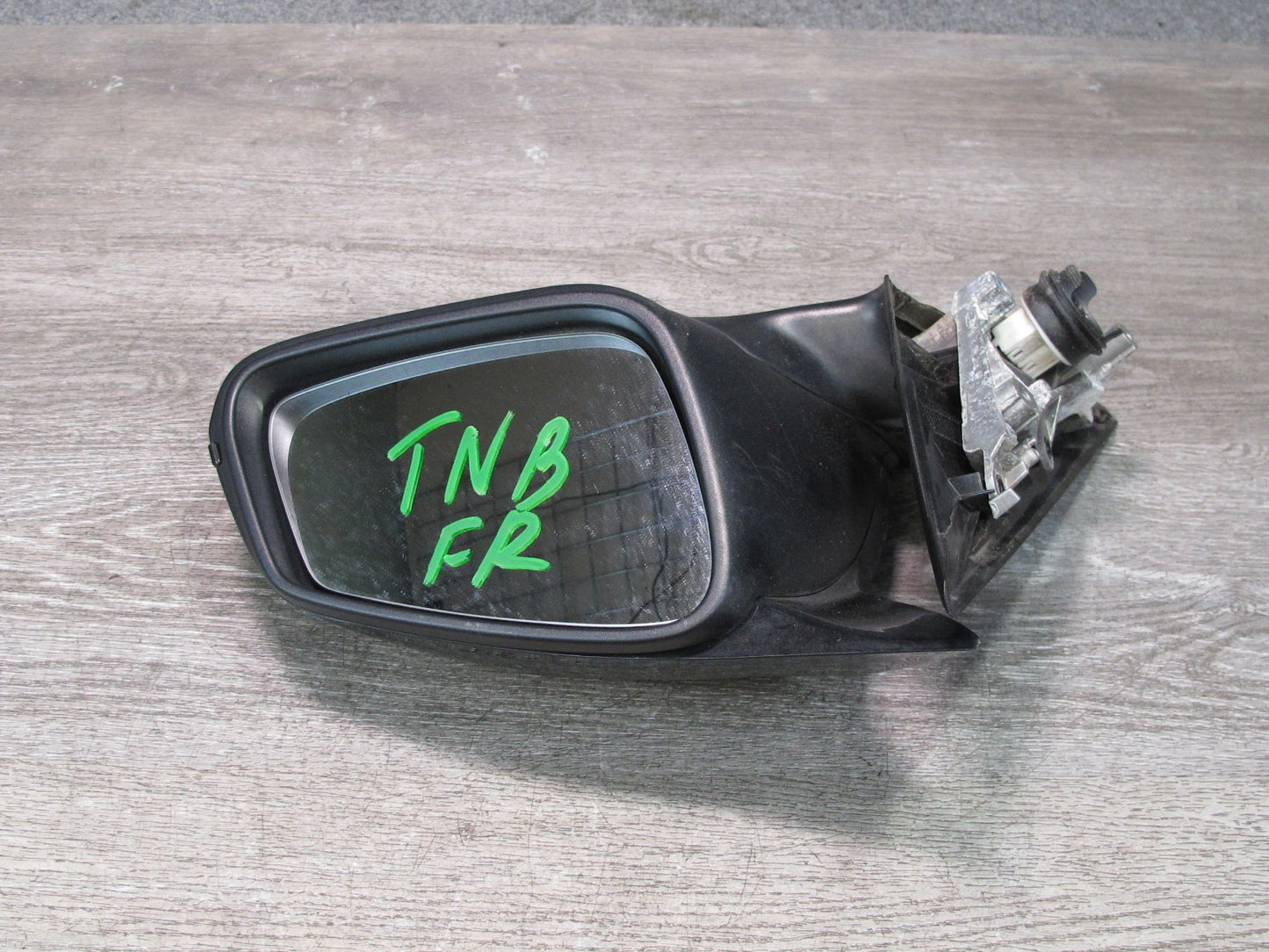 12-15 BMW F30 335i Right Door Exterior Side View Heated Mirror Shadow Line OEM