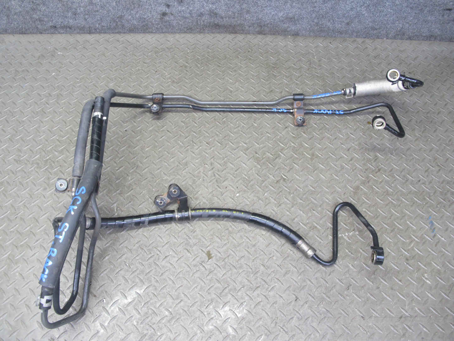 02-10 Lexus Z40 SC430 Power Steering Pressure Line Hose Pipe Set OEM