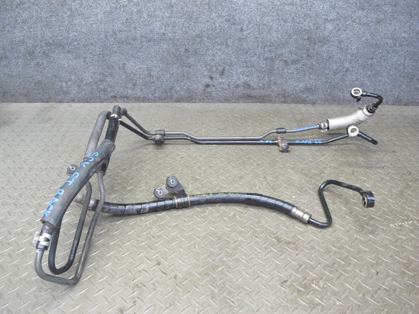 02-10 Lexus Z40 SC430 Power Steering Pressure Line Hose Pipe Set OEM