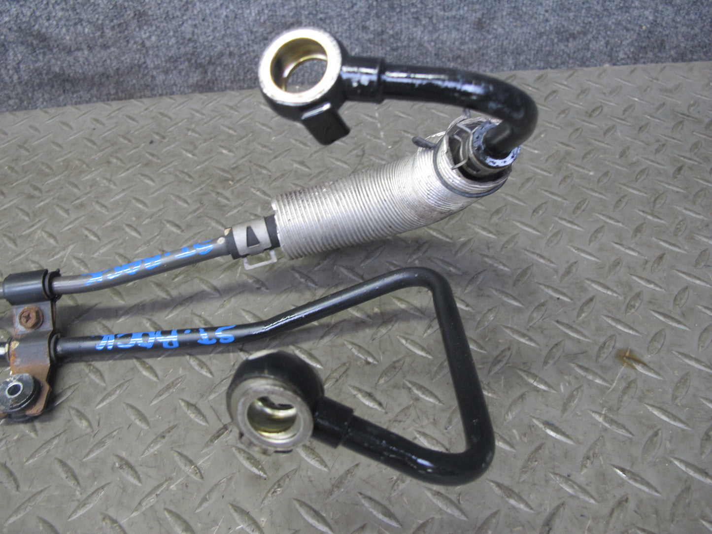 02-10 Lexus Z40 SC430 Power Steering Pressure Line Hose Pipe Set OEM