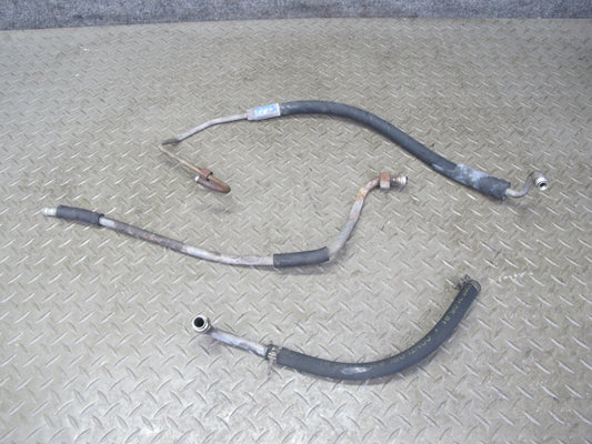 81-85 Mercedes R107 380SL Set of 3 Power Steering Hose Pipe Line OEM