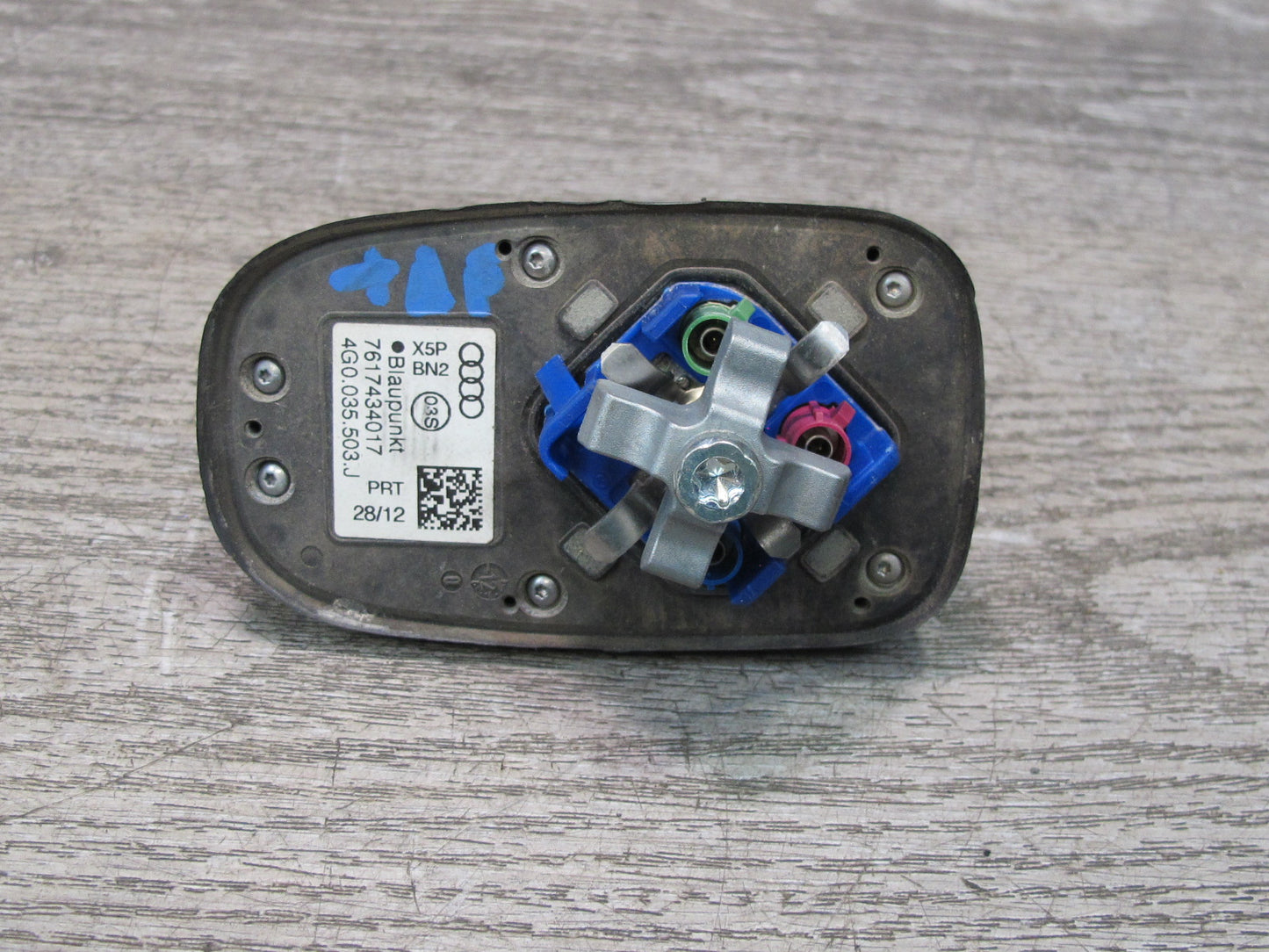 13-16 Audi S5 S4 Exterior Roof Shark FIN Antenna Estoril Blue 4G0035503J OEM