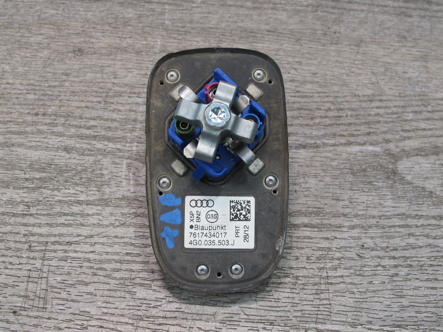 13-16 Audi S5 S4 Exterior Roof Shark FIN Antenna Estoril Blue 4G0035503J OEM