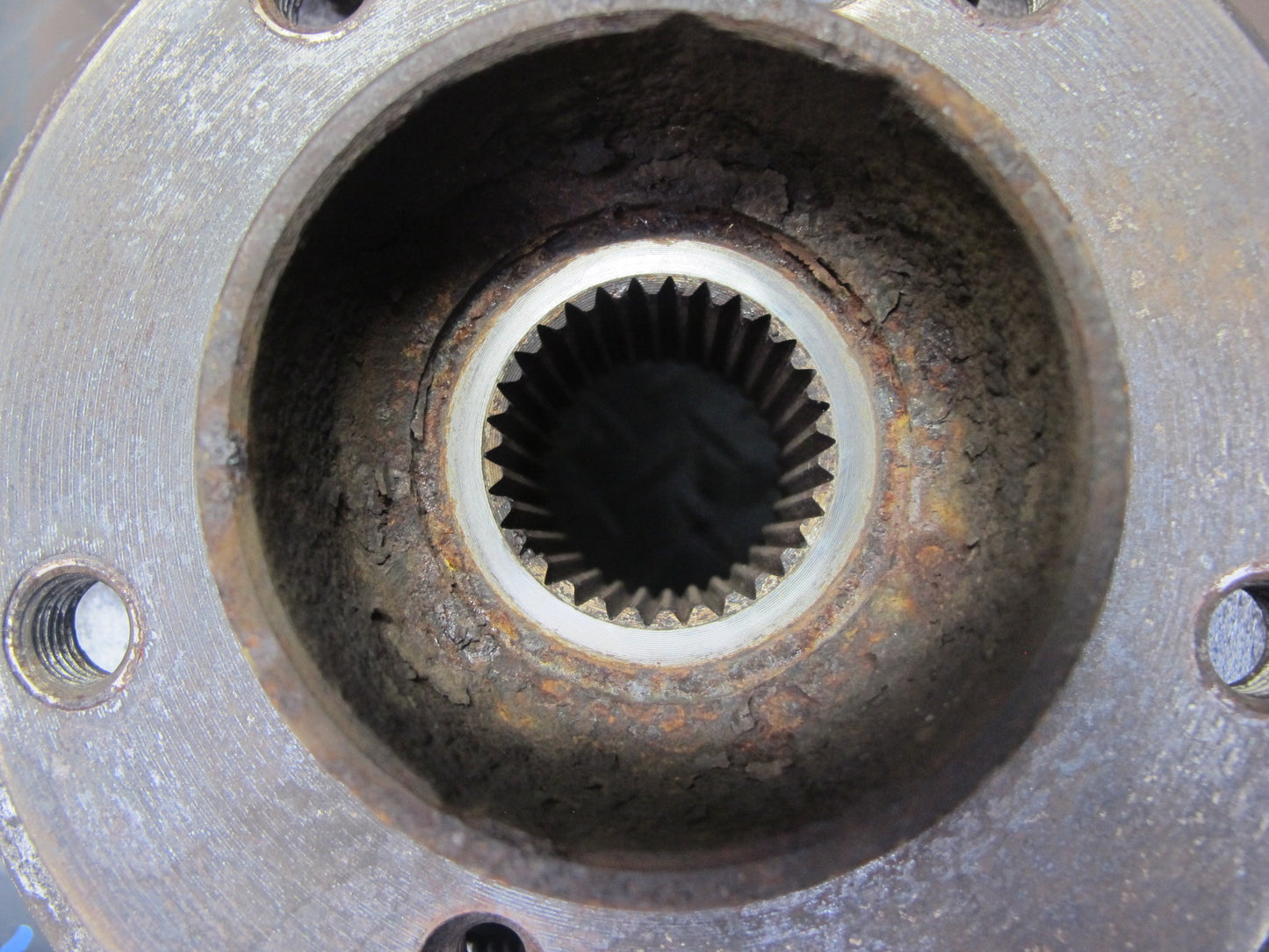 01-06 BMW E46 M3 S54 Rear Right Spindle Knuckle Wheel Hub Bearing Trailing Arm