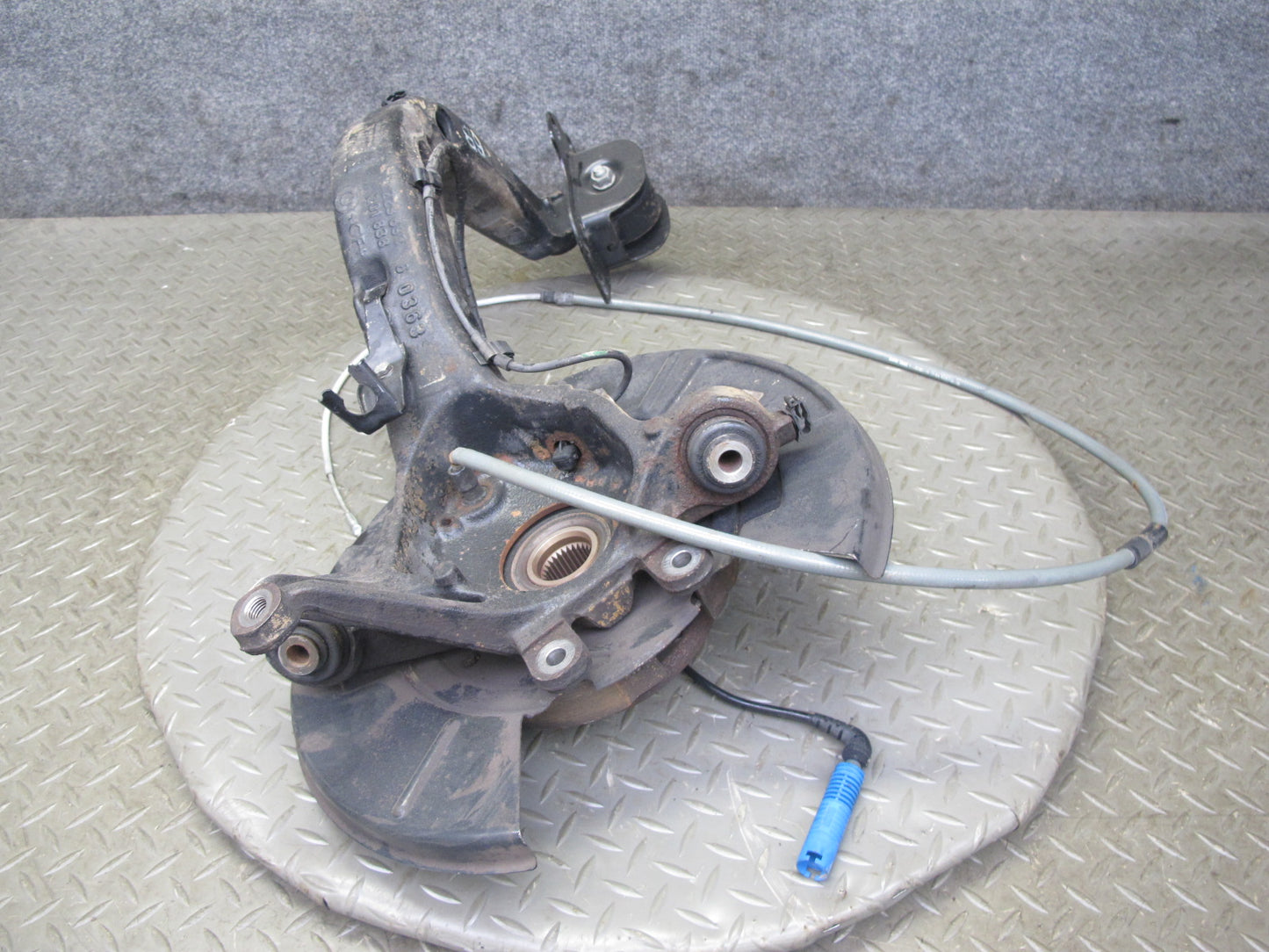 01-06 BMW E46 M3 S54 Rear Right Spindle Knuckle Wheel Hub Bearing Trailing Arm