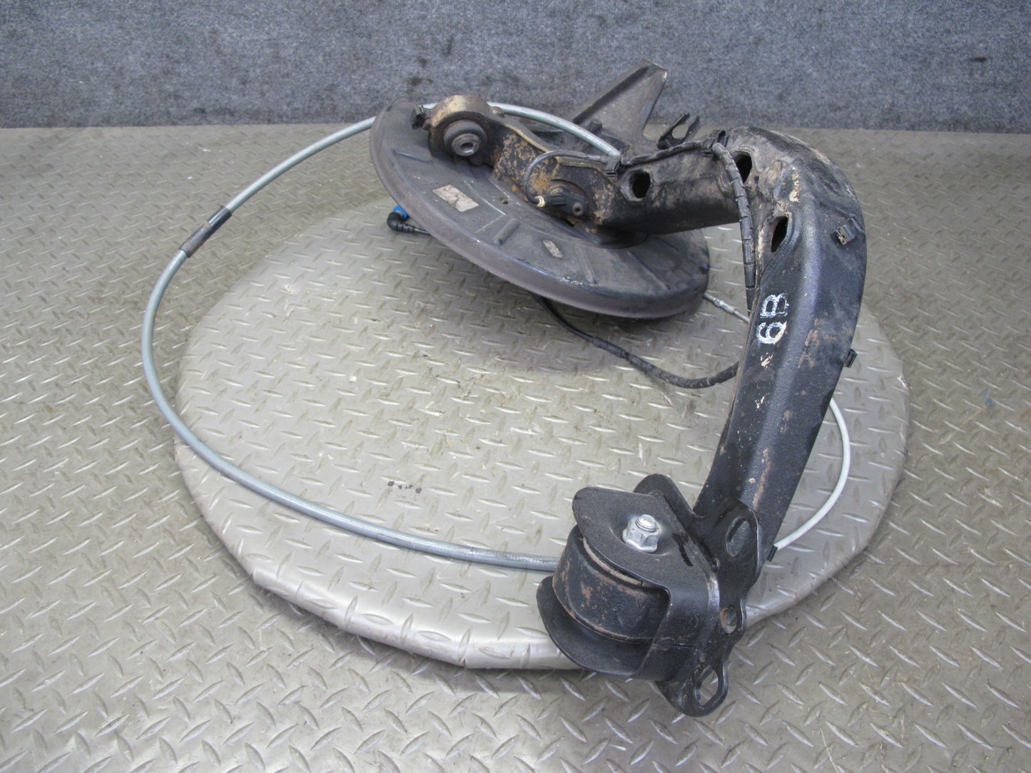 01-06 BMW E46 M3 S54 Rear Right Spindle Knuckle Wheel Hub Bearing Trailing Arm