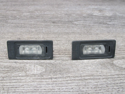13-16 Audi A4 S4 B8 Set of 2 Rear Left & Right License Light Lamp 4G0943021A OEM