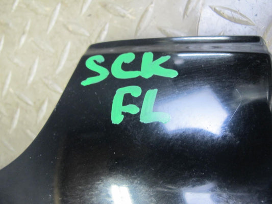 02-10 Lexus Z40 SC430 Set 2 Exterior Windshield A Pillar Trim Cover Black OEM