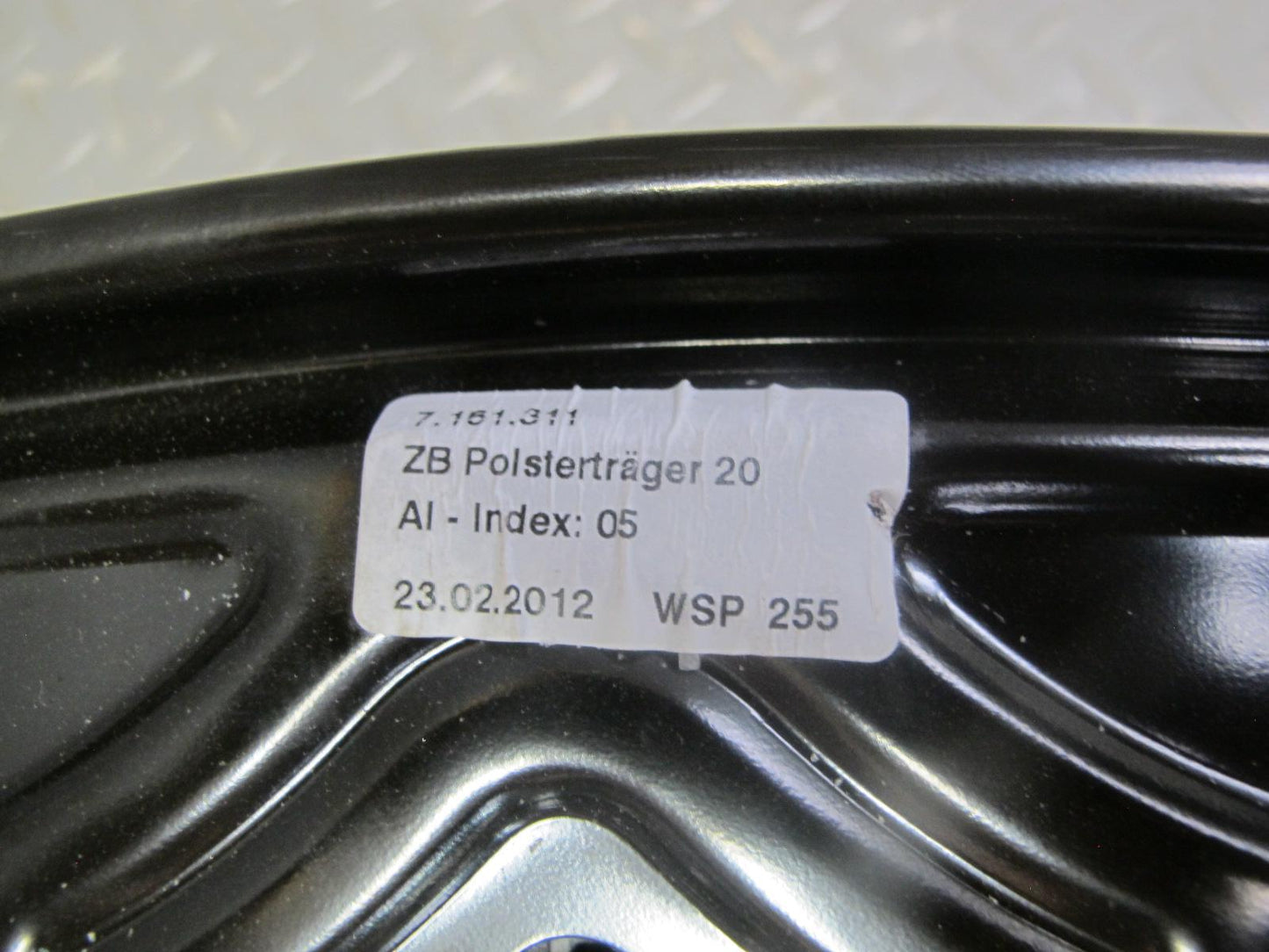 12-18 BMW F30 328i 335i Front Right Seat Lower Frame Track Rail  w Motors OEM