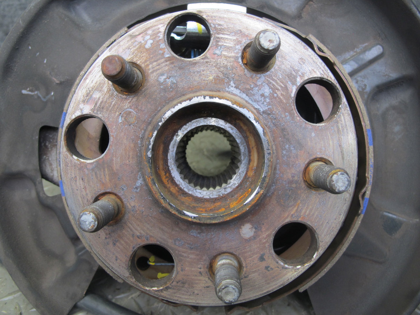 06-14 Lexus GSE20L IS250 RWD Rear Left Spindle Knuckle Wheel Hub Bearing OEM