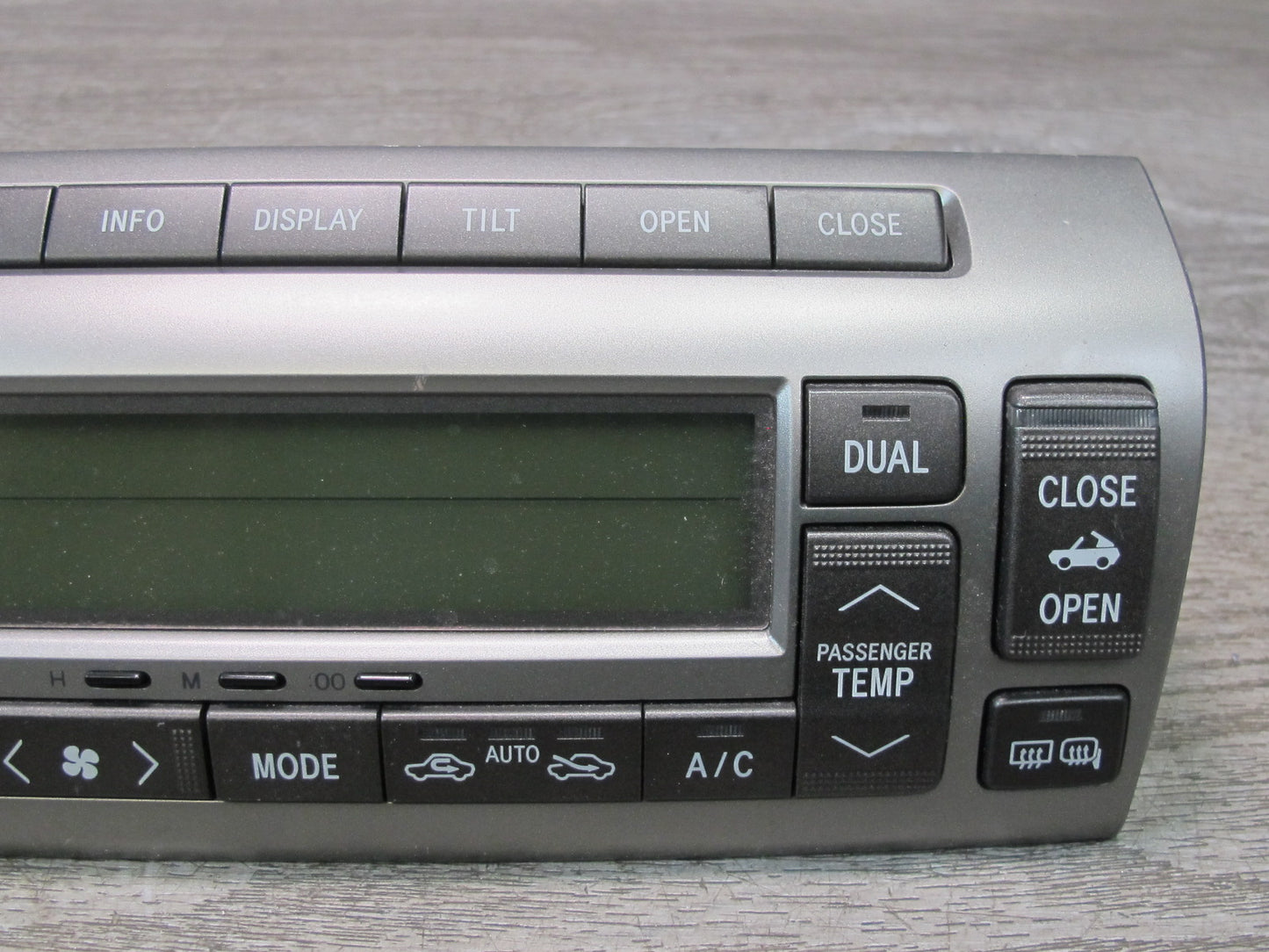 02-08 Lexus Z40 SC430 A/C Heater Climate Control Switch Panel 55900-24260 OEM