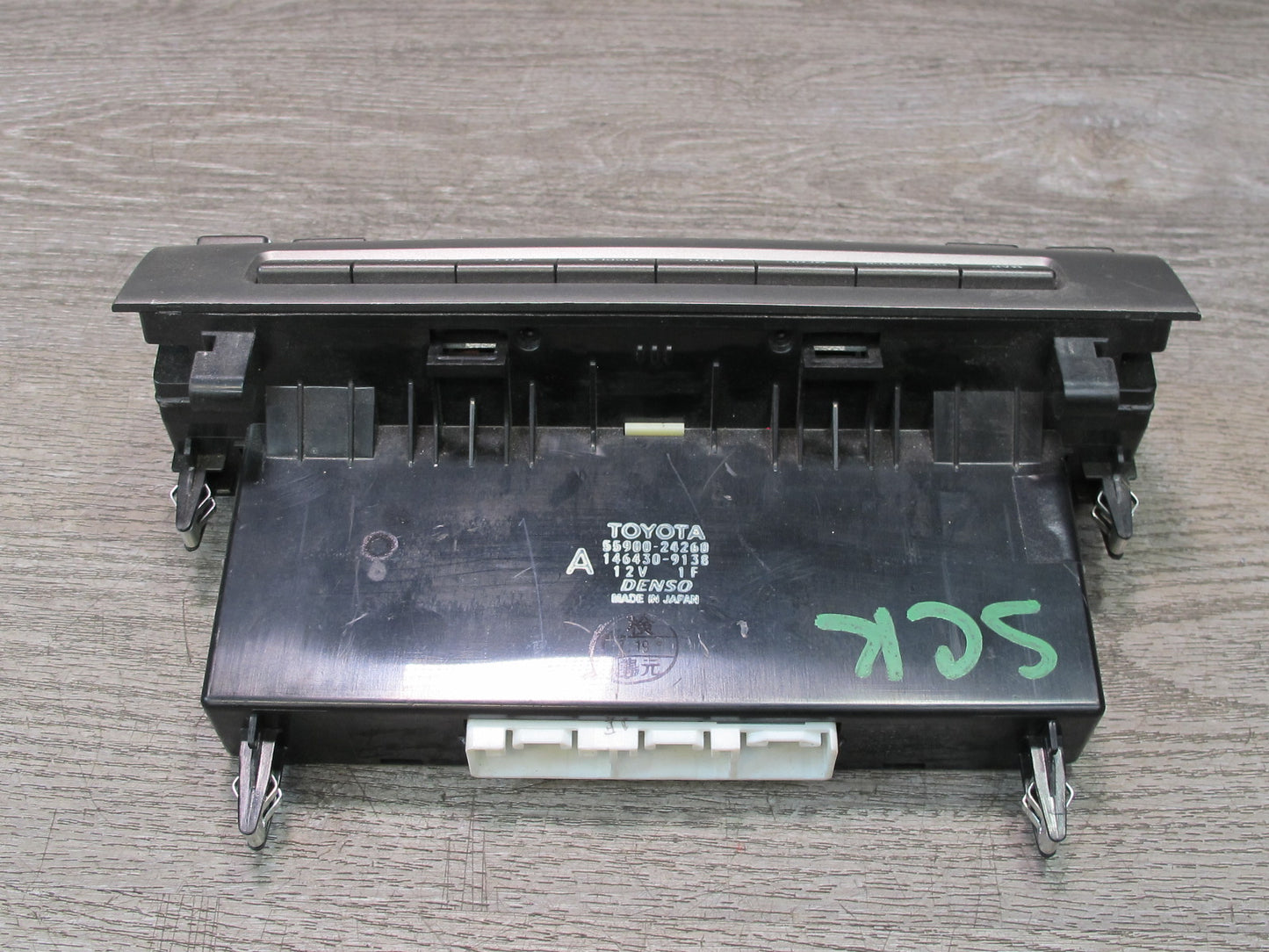 02-08 Lexus Z40 SC430 A/C Heater Climate Control Switch Panel 55900-24260 OEM
