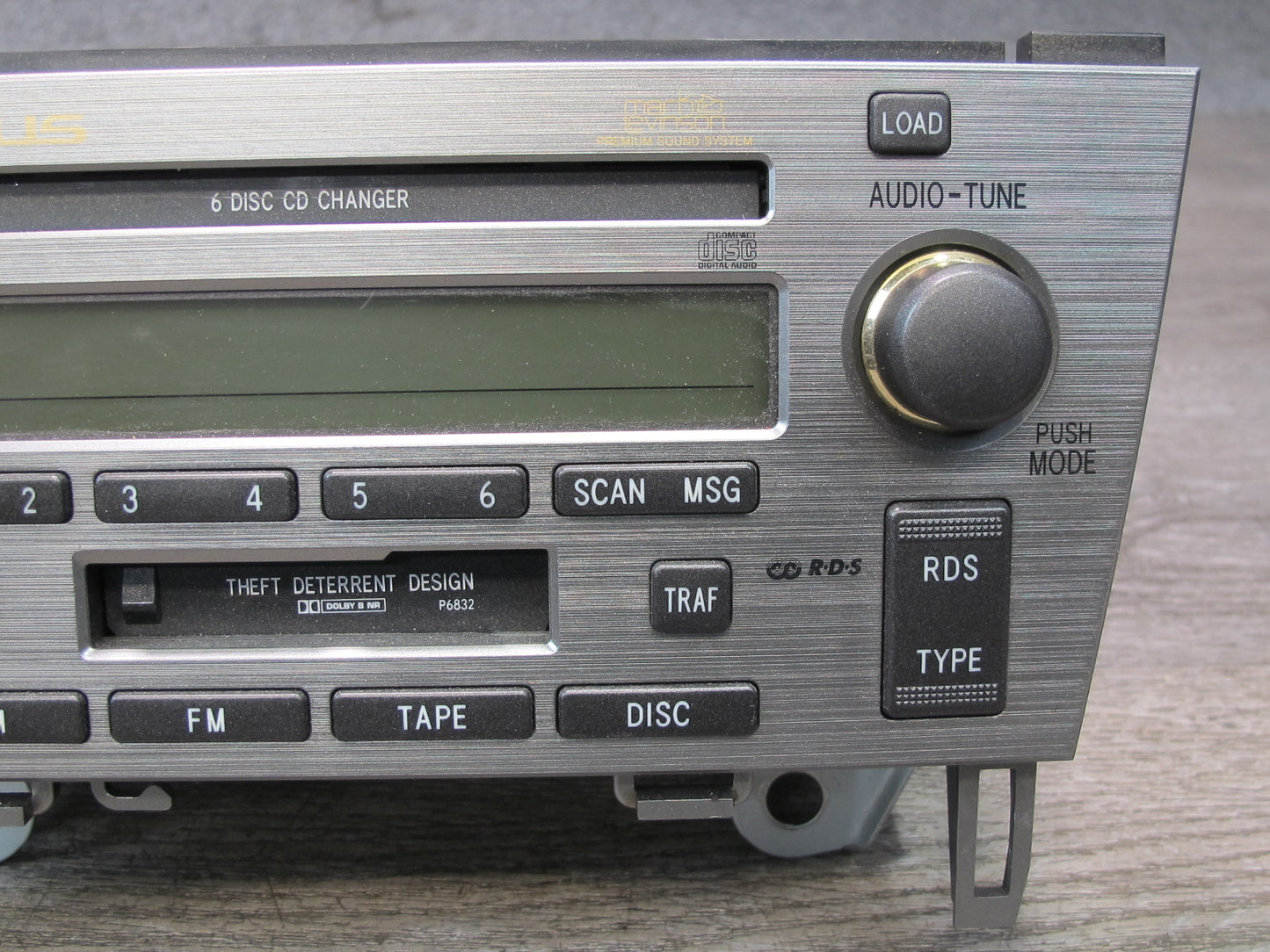 02-05 Lexus Z40 SC430 Radio Stereo Cassette CD Player Changer Head Unit OEM
