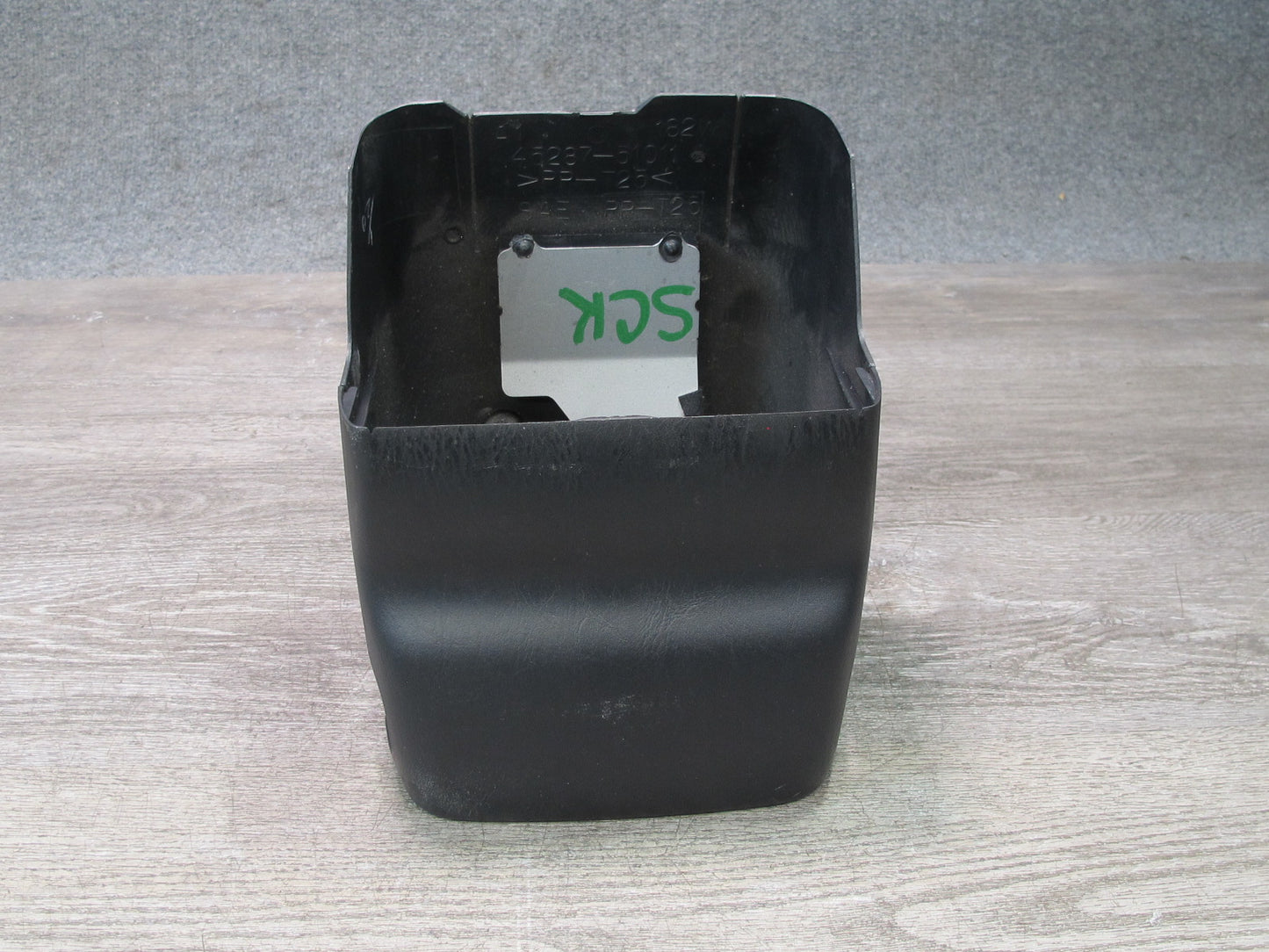 02-05 Lexus Z40 SC430 Steering Column Upper & Lower Trim Cover Panel Black OEM