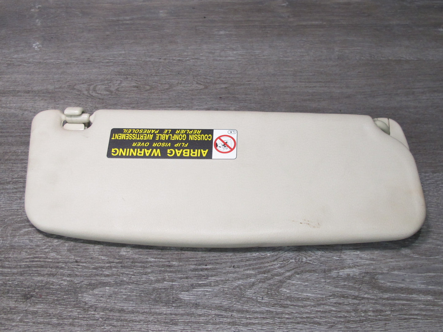 02-05 Lexus Z40 SC430 Set of 2 Front Left & Right Sun Visor Beige OEM