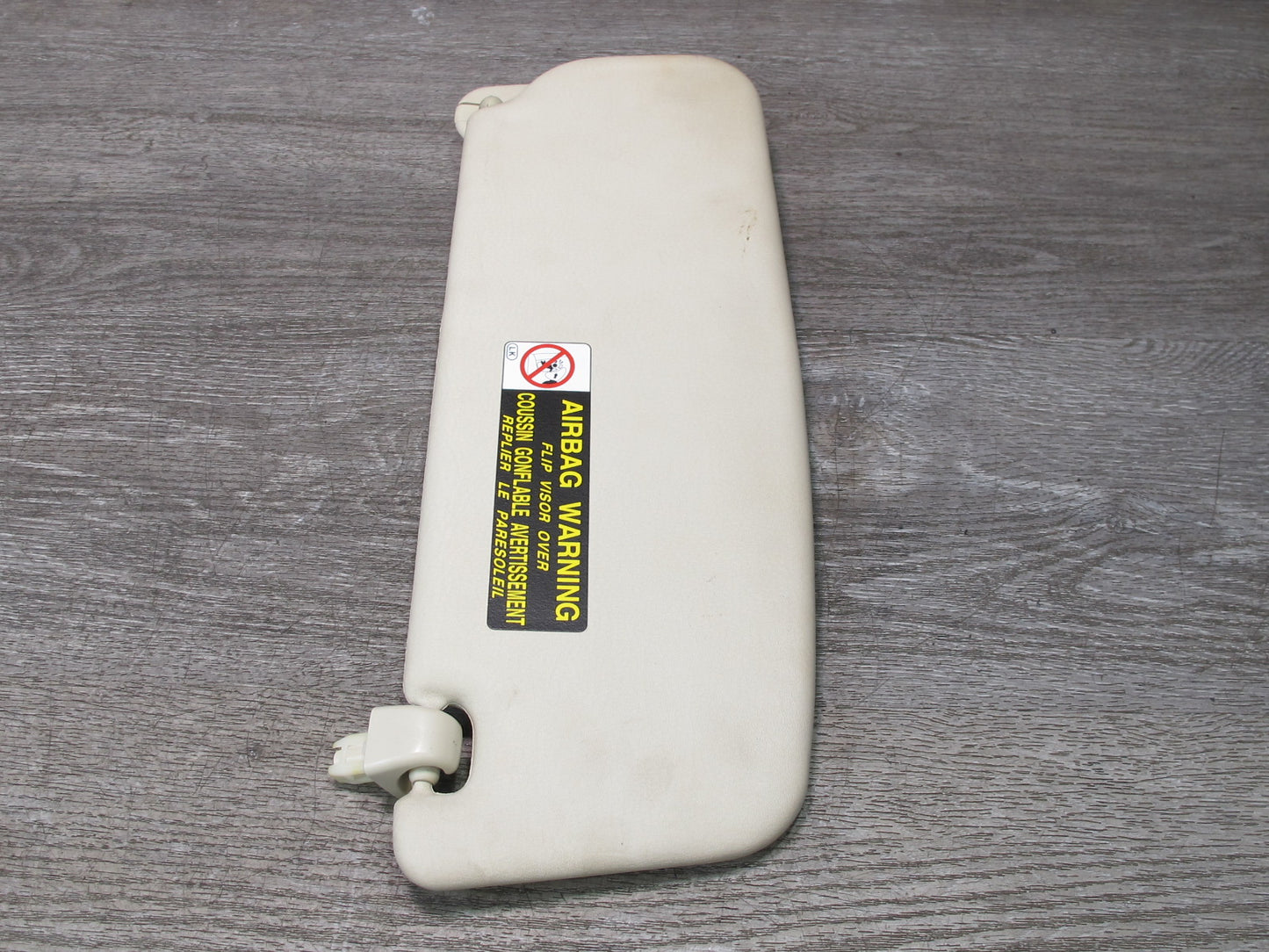 02-05 Lexus Z40 SC430 Set of 2 Front Left & Right Sun Visor Beige OEM