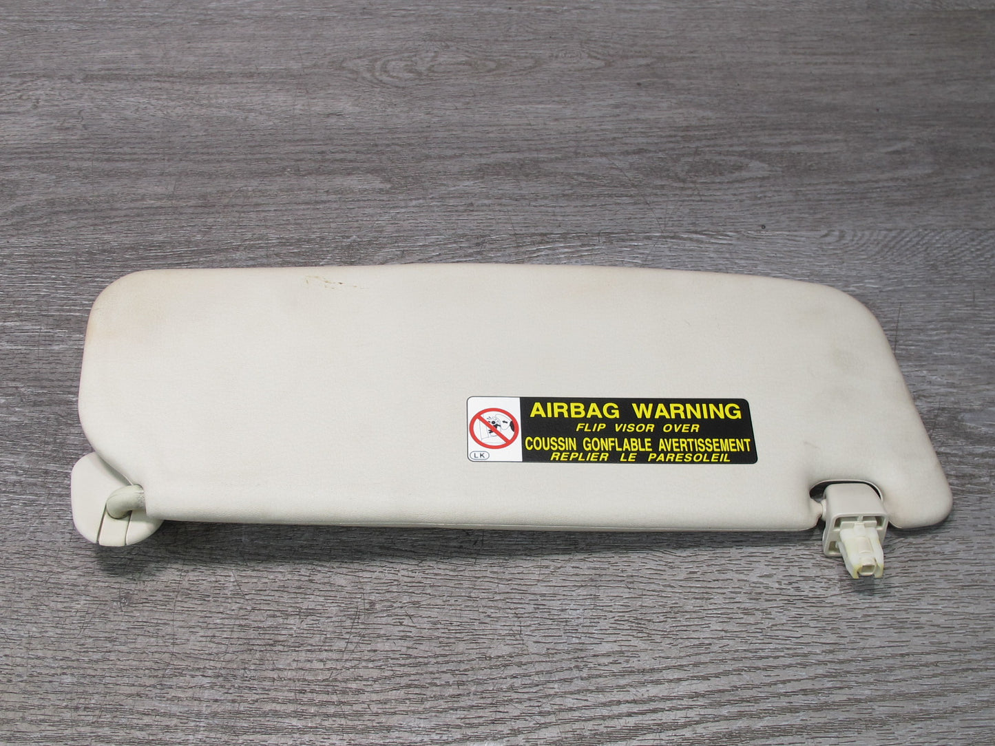 02-05 Lexus Z40 SC430 Set of 2 Front Left & Right Sun Visor Beige OEM