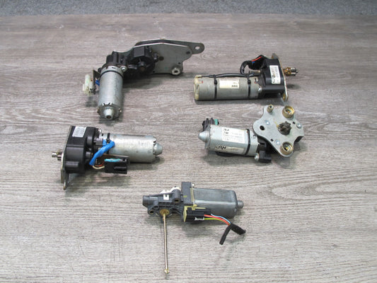 01-06 BMW E46 330ci Convertible Set of 5 Front Left Seat Adjust Motor OEM