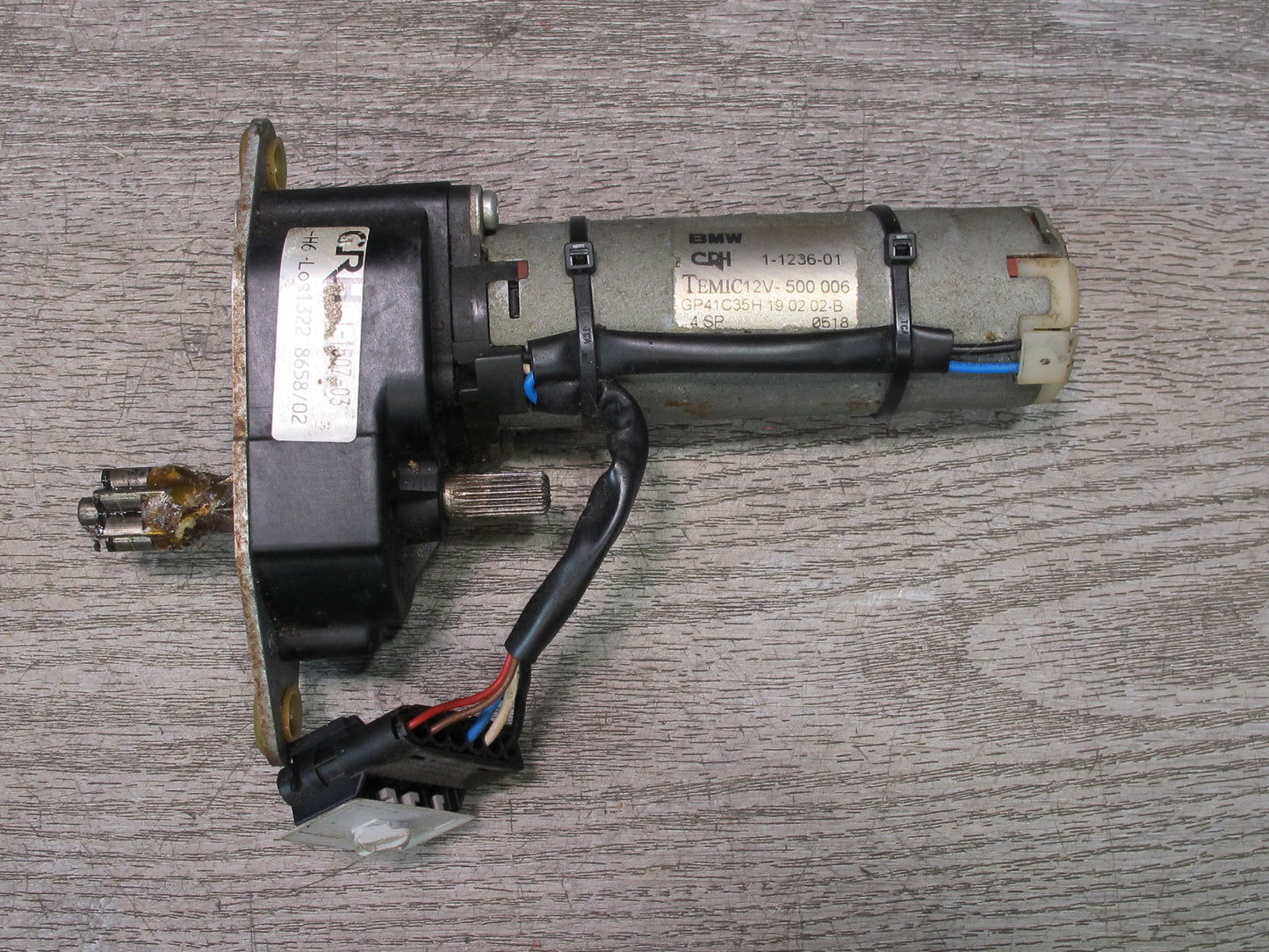 01-06 BMW E46 330ci Convertible Set of 5 Front Left Seat Adjust Motor OEM