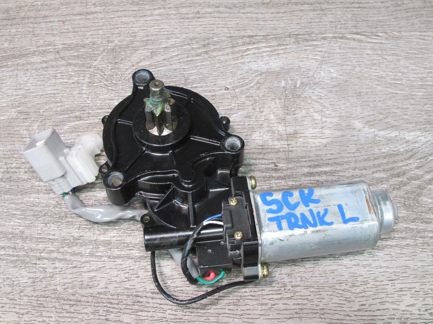 02-10 Lexus Z40 SC430 Set of 2 Rear Left Trunk Hinge Drive Gear Motor OEM