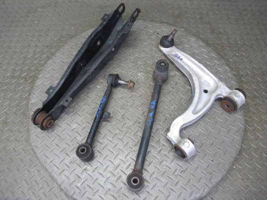 02-10 Lexus SC430 Set of 4 Rear Right Suspension Upper & Lower Control Arm OEM