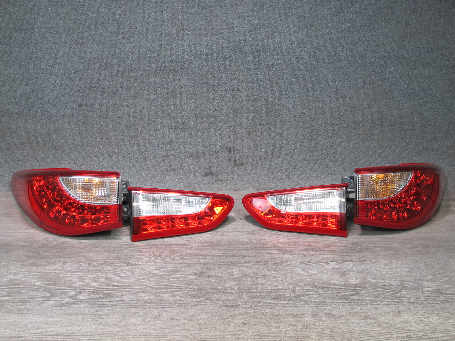 2014-2015 Infiniti QX60 Set of 4 Rear Left & Right Inner & Outer Tail Light Lamp
