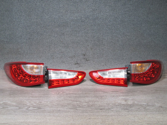 2014-2015 Infiniti QX60 Set of 4 Rear Left & Right Inner & Outer Tail Light Lamp