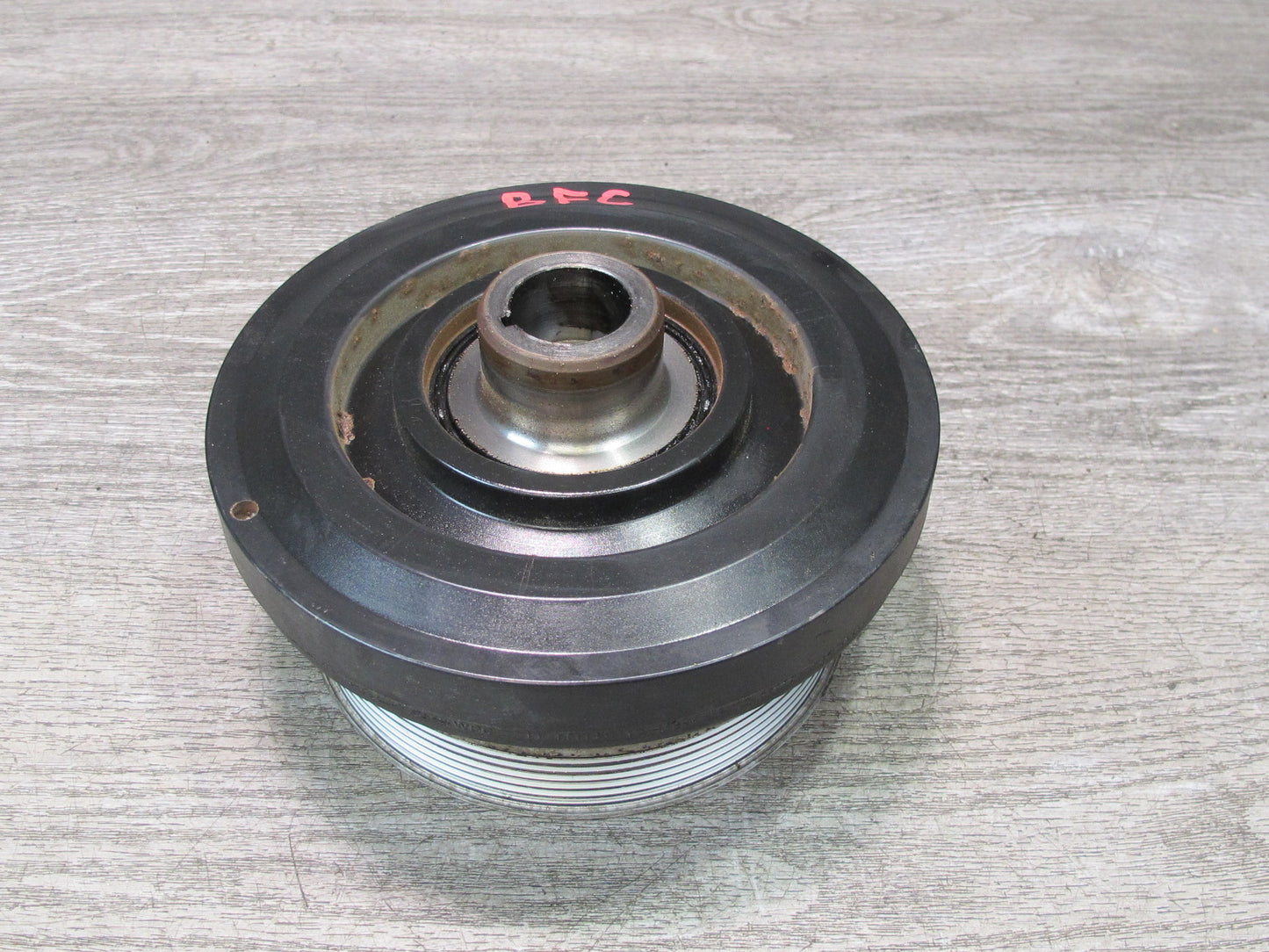 11-16 BMW F10 550i N63 Crankshaft Pulley Harmonic Balancer Vibration Damper OEM
