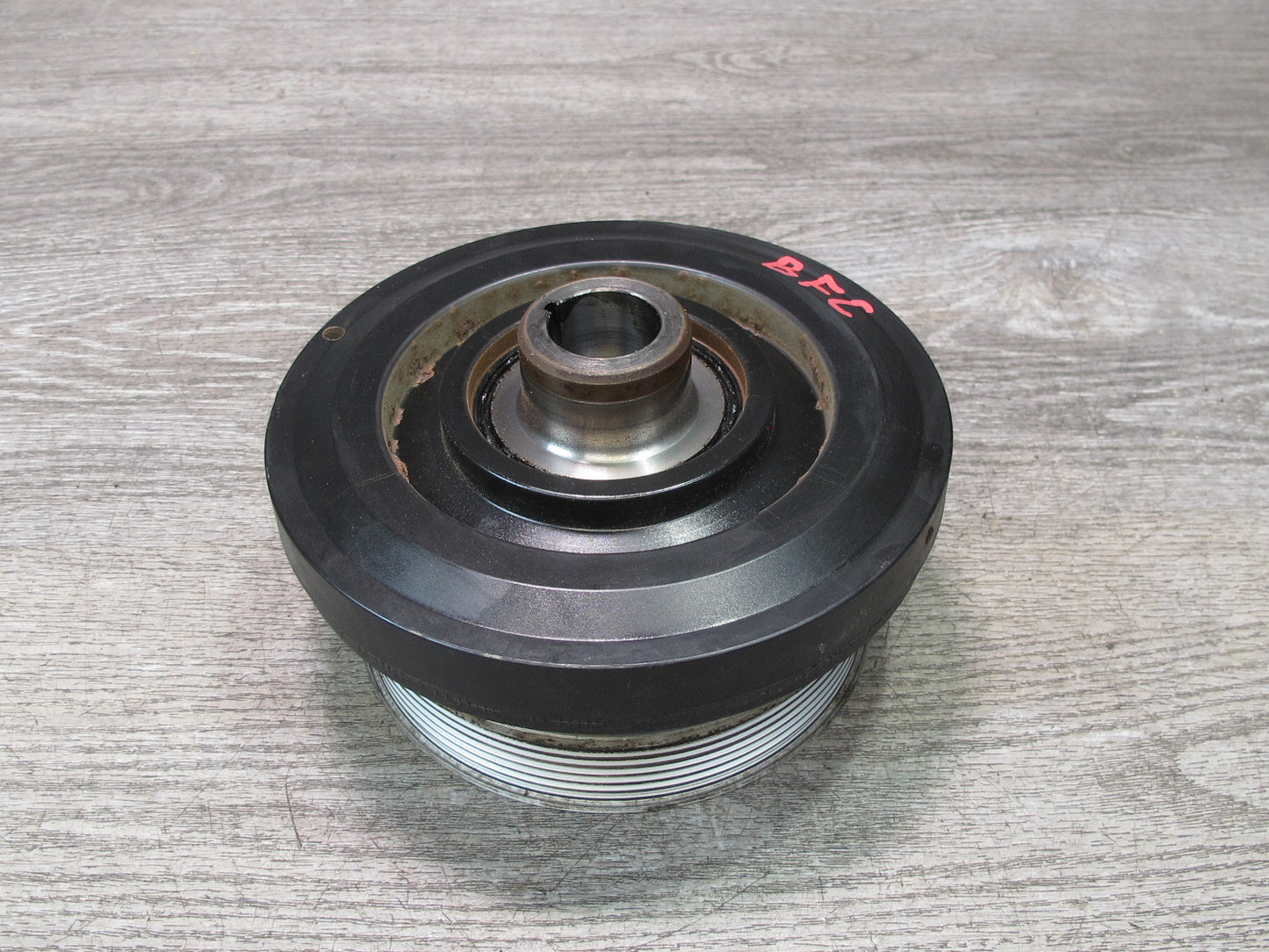 11-16 BMW F10 550i N63 Crankshaft Pulley Harmonic Balancer Vibration Damper OEM