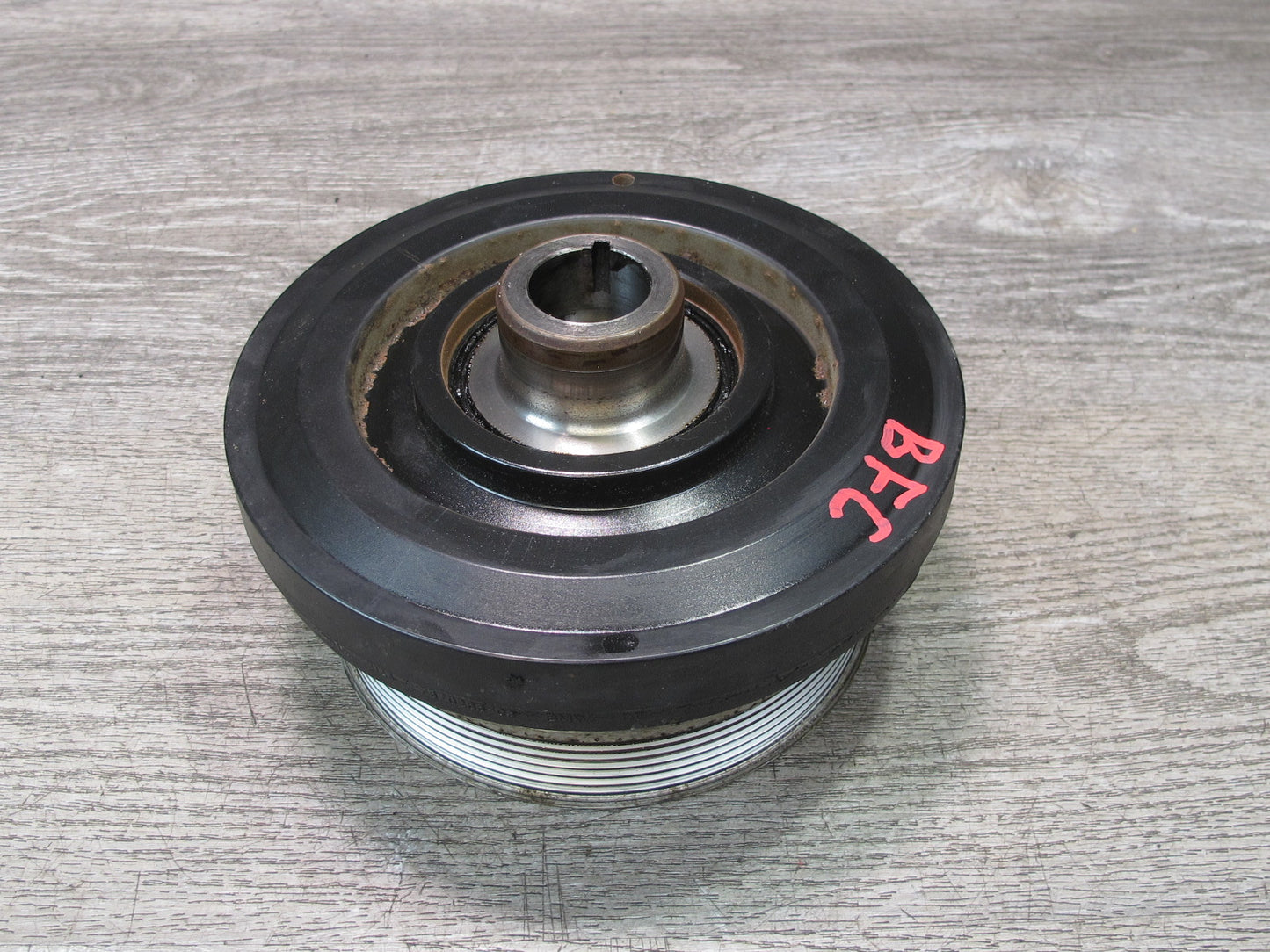 11-16 BMW F10 550i N63 Crankshaft Pulley Harmonic Balancer Vibration Damper OEM