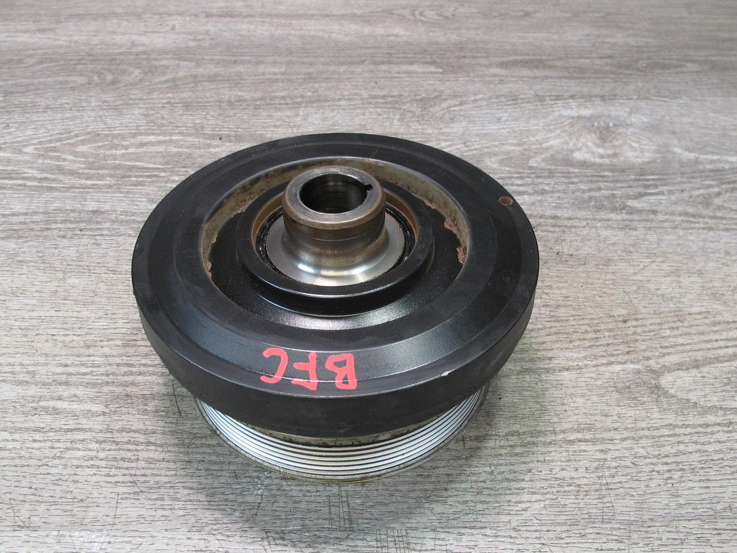 11-16 BMW F10 550i N63 Crankshaft Pulley Harmonic Balancer Vibration Damper OEM