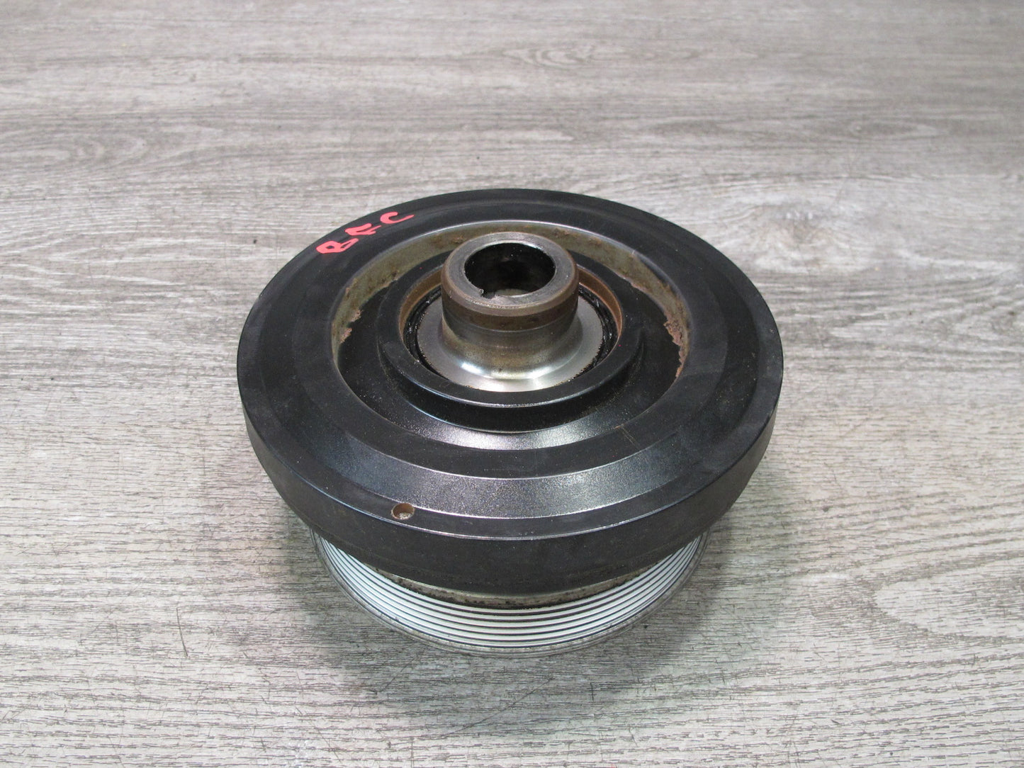 11-16 BMW F10 550i N63 Crankshaft Pulley Harmonic Balancer Vibration Damper OEM