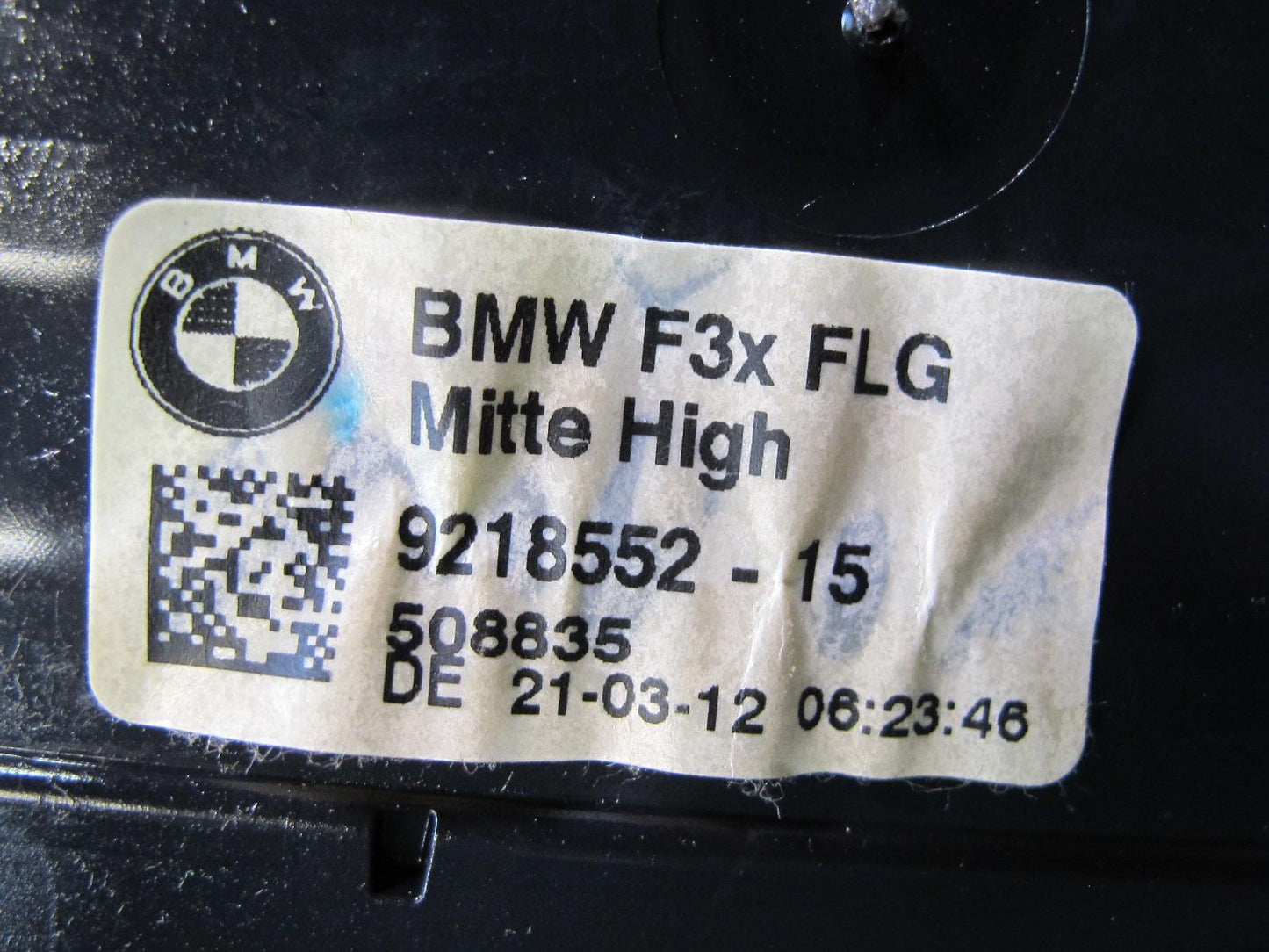 12-15 BMW F30 328i 335i Dash Door Interior Trim Bezel Panel Aluminium Set OEM