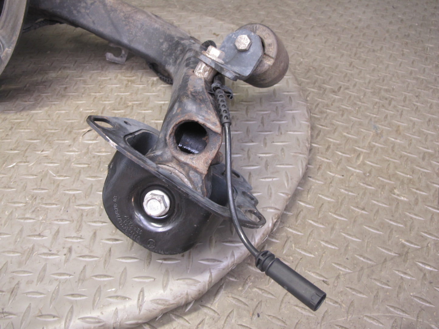 09-16 BMW E89 Z4 Rear Left Spindle Knuckle Wheel Hub Trailing Arm 105K Miles OEM