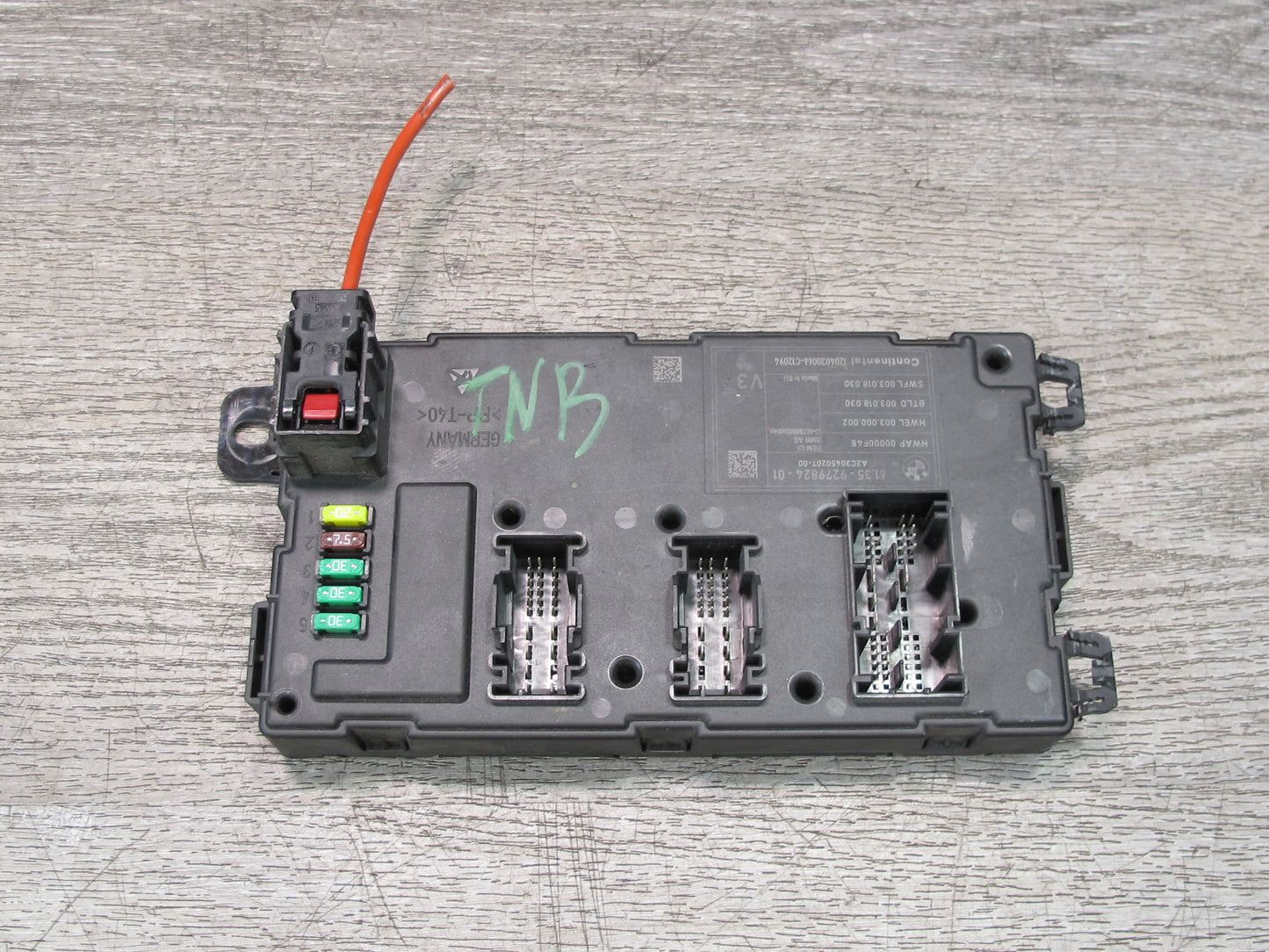 09-16 BMW E89 Z4 Rear Body Control Module Unit BCM BCU 9279824 OEM