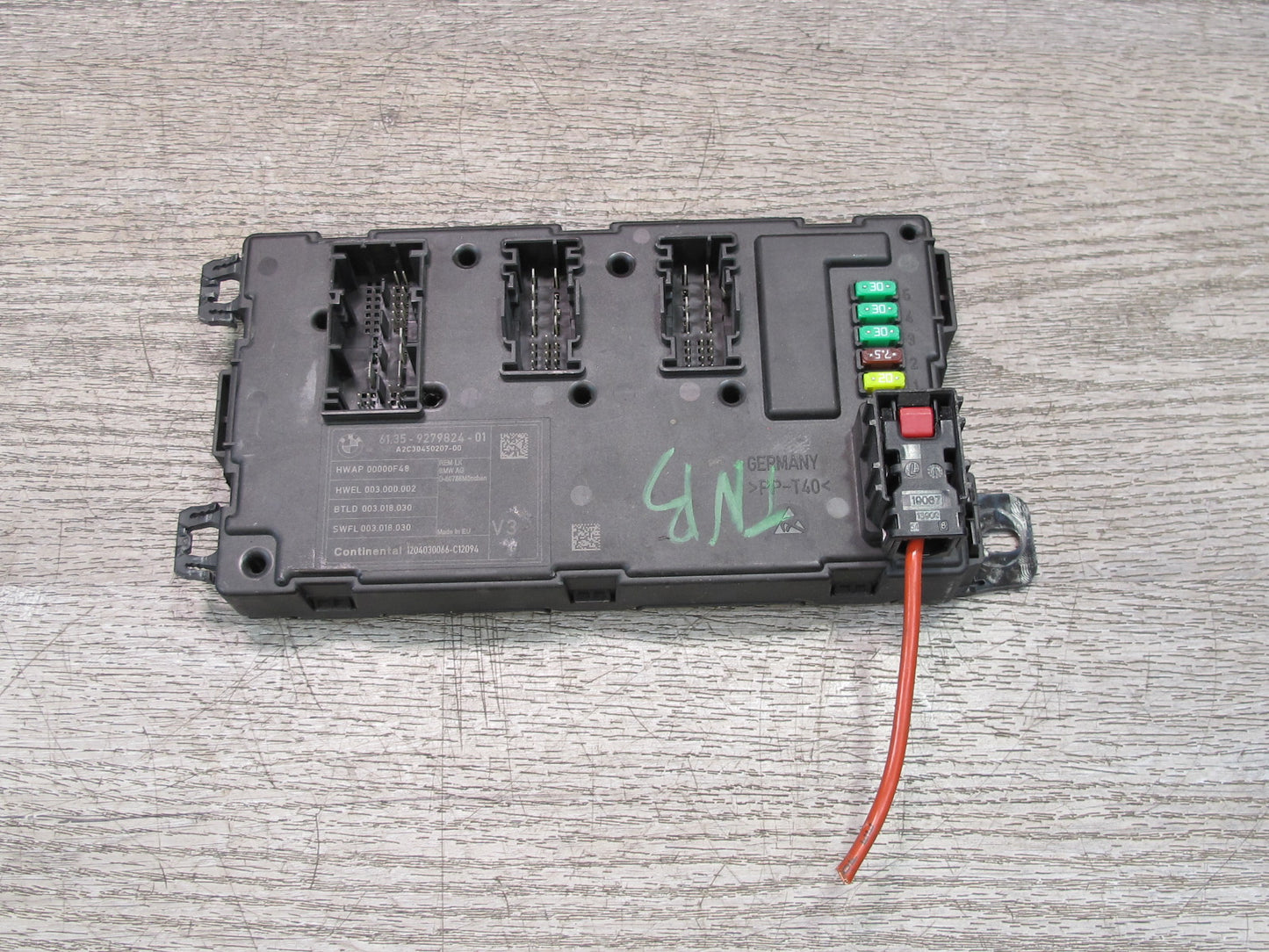 09-16 BMW E89 Z4 Rear Body Control Module Unit BCM BCU 9279824 OEM